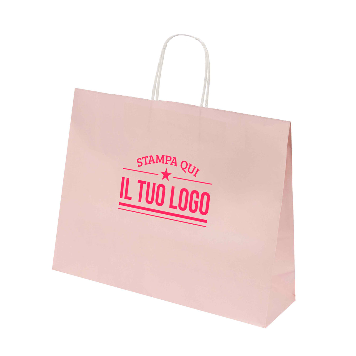 Shopper Natural Pastello Orizzontale con cordino