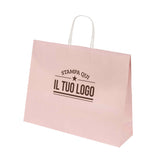 Shopper Natural Pastello Orizzontale con cordino