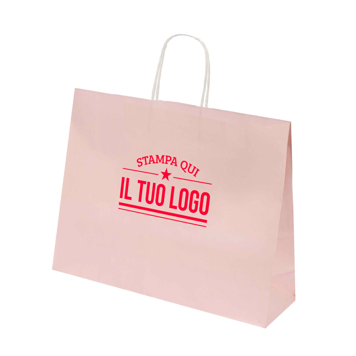 Shopper Natural Pastello Orizzontale con cordino