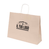 Shopper Natural Pastello Orizzontale con cordino