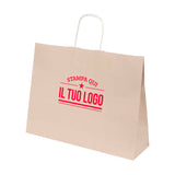 Shopper Natural Pastello Orizzontale con cordino