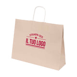 Shopper Natural Pastello Orizzontale con cordino