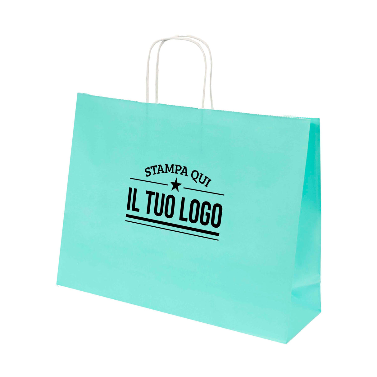 Shopper Natural Pastello Orizzontale con cordino