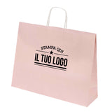Shopper Natural Pastello Orizzontale con cordino