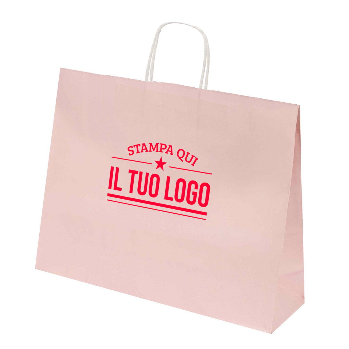 Shopper Natural Pastello Orizzontale con cordino