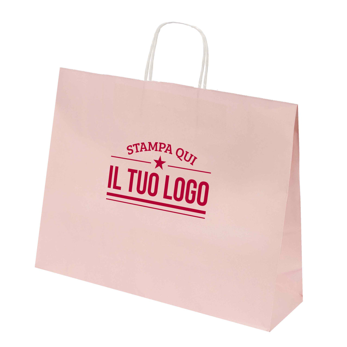 Shopper Natural Pastello Orizzontale con cordino