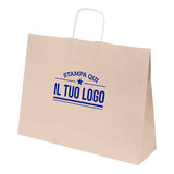Shopper Natural Pastello Orizzontale con cordino