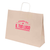 Shopper Natural Pastello Orizzontale con cordino