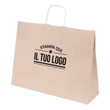 Shopper Natural Pastello Orizzontale con cordino