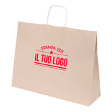 Shopper Natural Pastello Orizzontale con cordino
