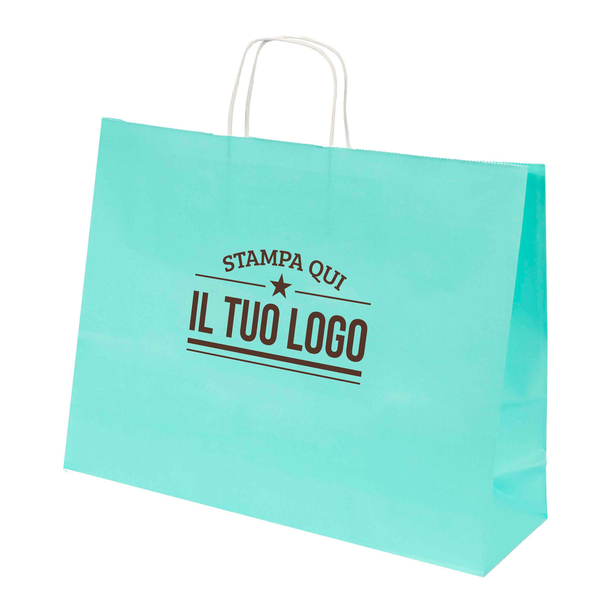 Shopper Natural Pastello Orizzontale con cordino