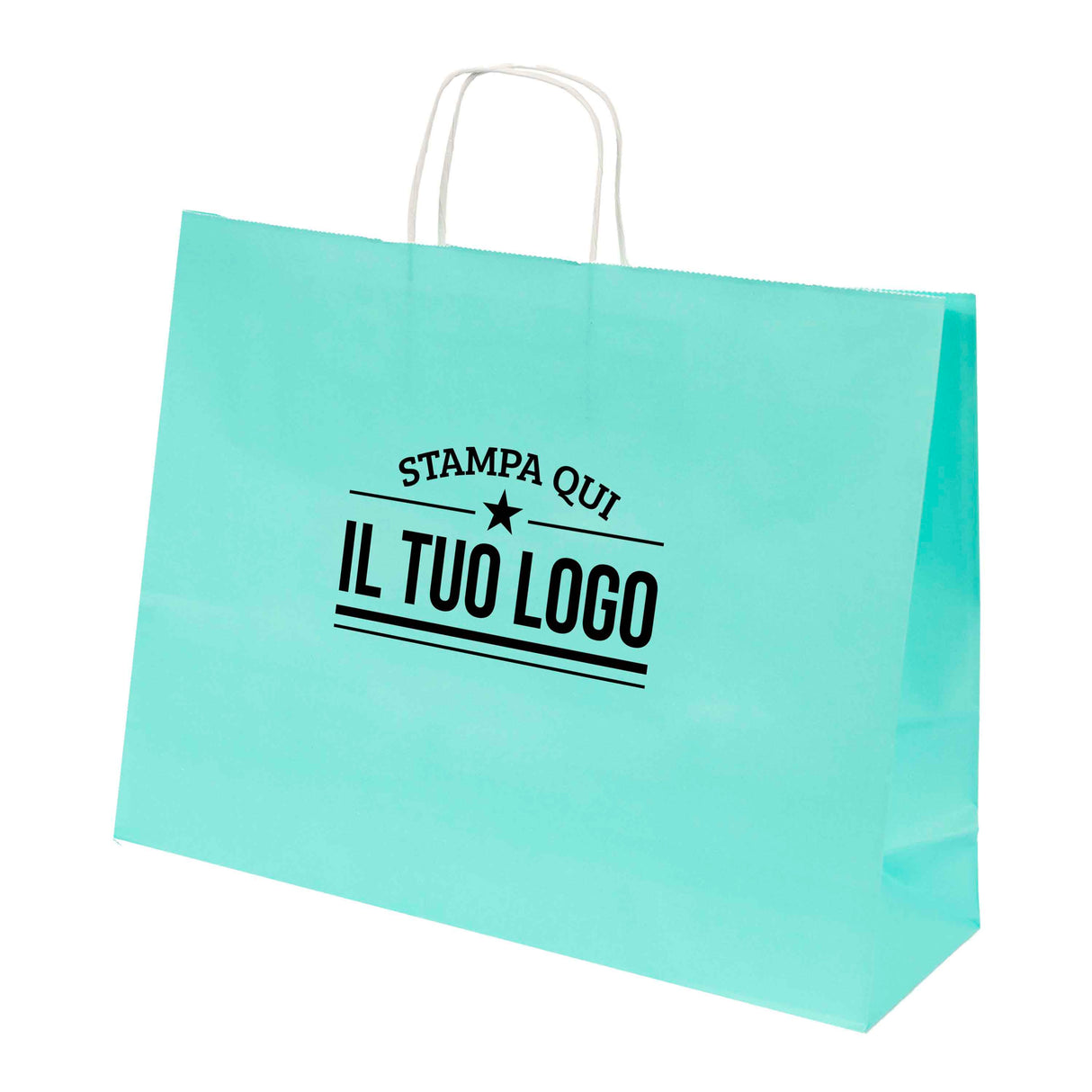 Shopper Natural Pastello Orizzontale con cordino