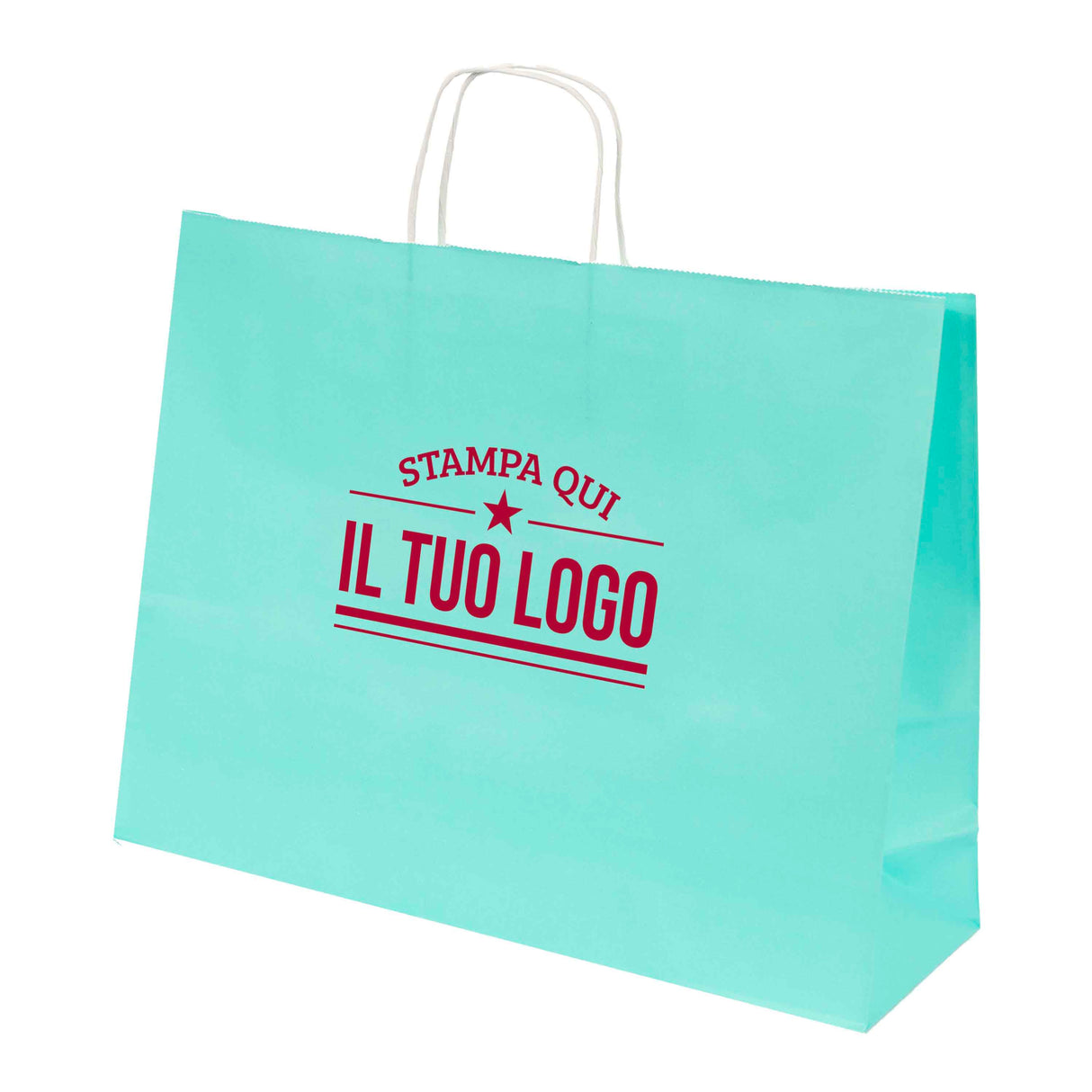 Shopper Natural Pastello Orizzontale con cordino