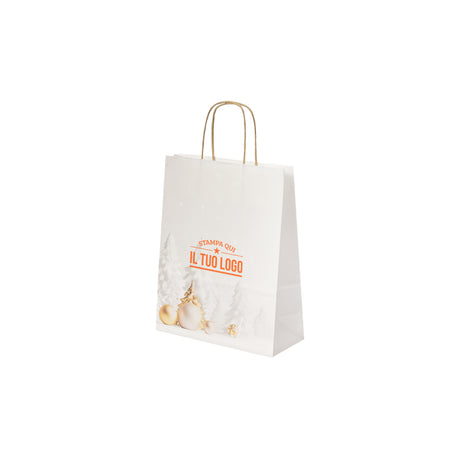 Shopper Winter con cordino oro Personalizzabile