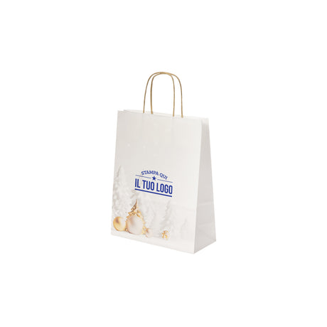Shopper Winter con cordino oro Personalizzabile