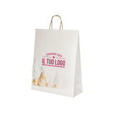 Shopper Winter con cordino oro Personalizzabile