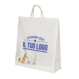 Shopper Winter con cordino oro Personalizzabile
