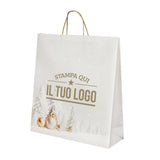 Shopper Winter con cordino oro Personalizzabile