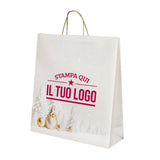 Shopper Winter con cordino oro Personalizzabile