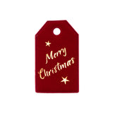 Étiquette Velours Joyeux Noël