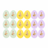 Etichette Buona Pasqua con Coniglio Mix cm 3x4