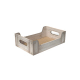 Cesto Regalo Cassetta in Cartone Stampa Wood