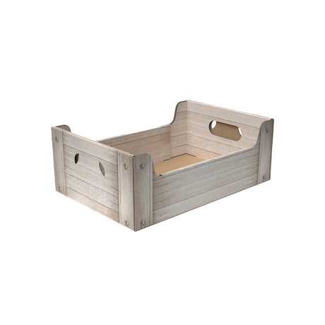 Cesto Regalo Cassetta in Cartone Stampa Wood