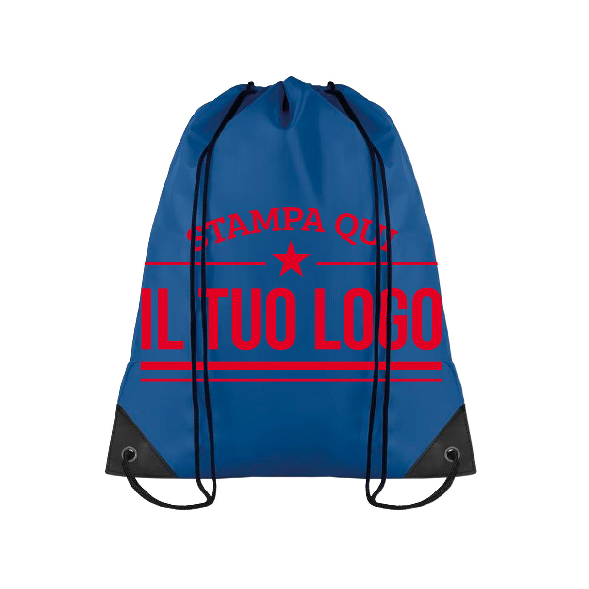 Sacca Zaino Personalizzabile, Poliestere 190 t