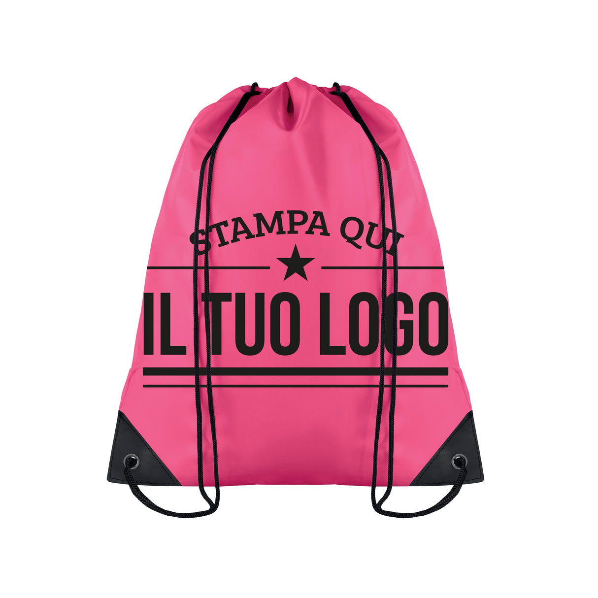 Sacca Zaino Personalizzabile, Poliestere 190 t