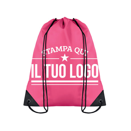 Sacca Zaino Personalizzabile, Poliestere 190 t