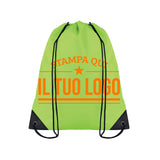 Sacca Zaino Personalizzabile, Poliestere 190 t