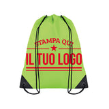 Sacca Zaino Personalizzabile, Poliestere 190 t