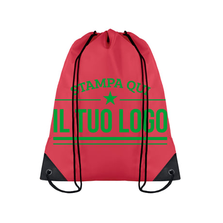 Sacca Zaino Personalizzabile, Poliestere 190 t
