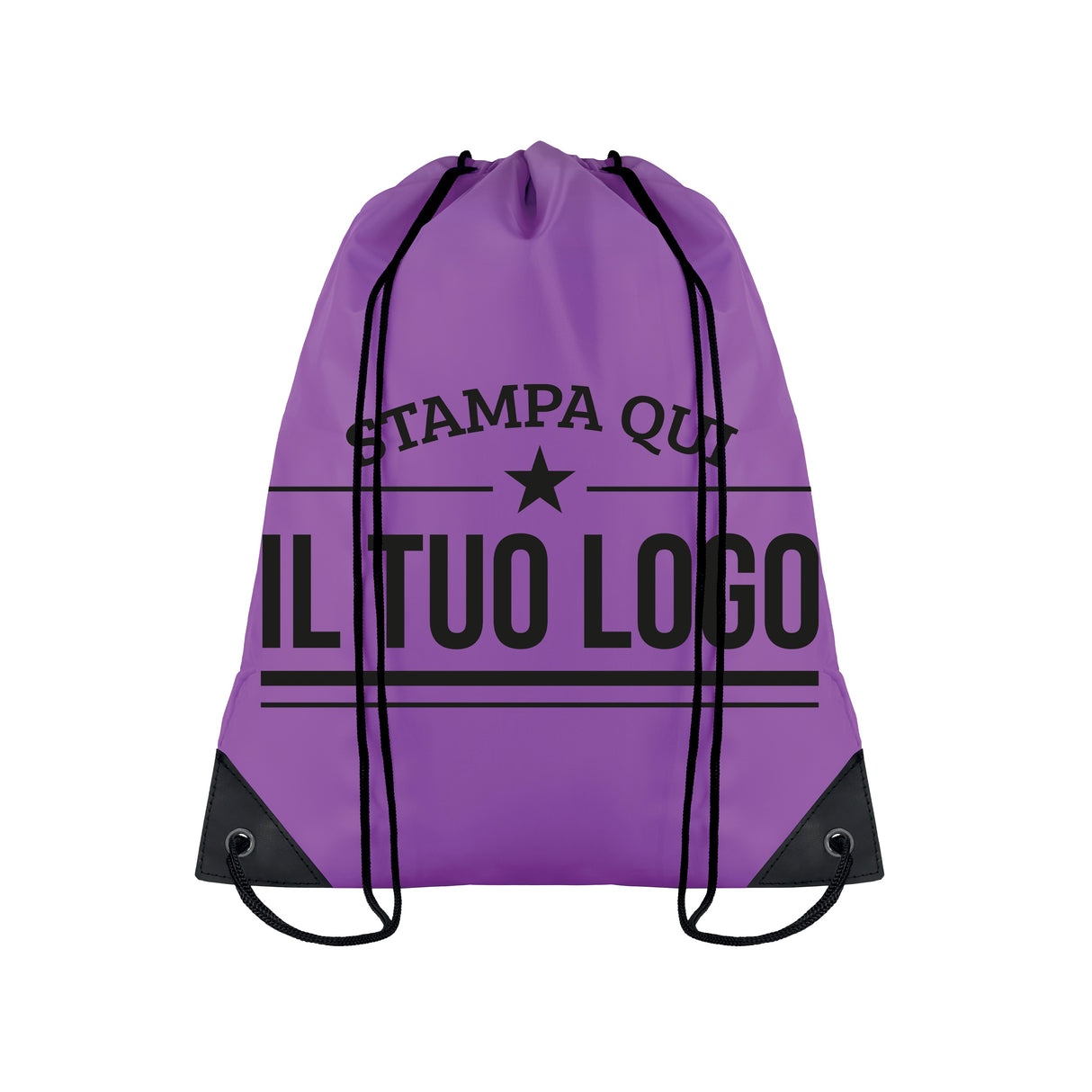 Sacca Zaino Personalizzabile, Poliestere 190 t