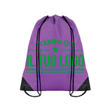Sacca Zaino Personalizzabile, Poliestere 190 t
