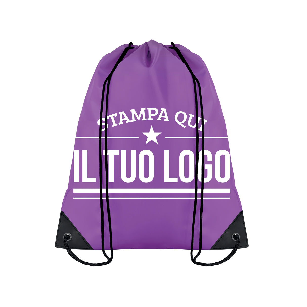 Sacca Zaino Personalizzabile, Poliestere 190 t