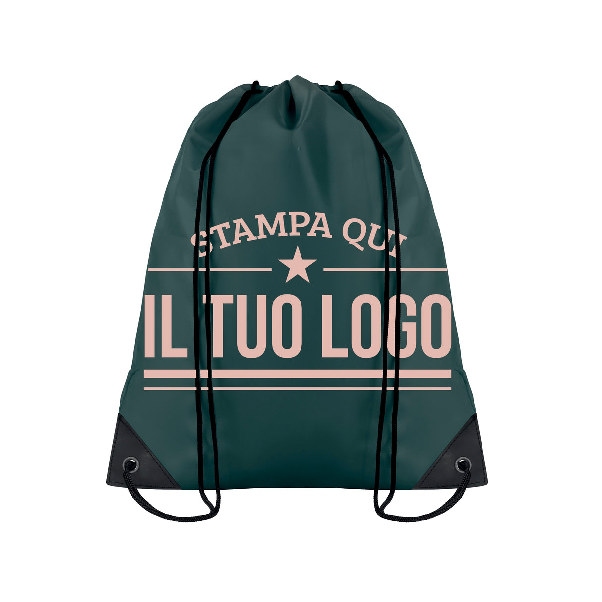 Sacca Zaino Personalizzabile, Poliestere 190 t