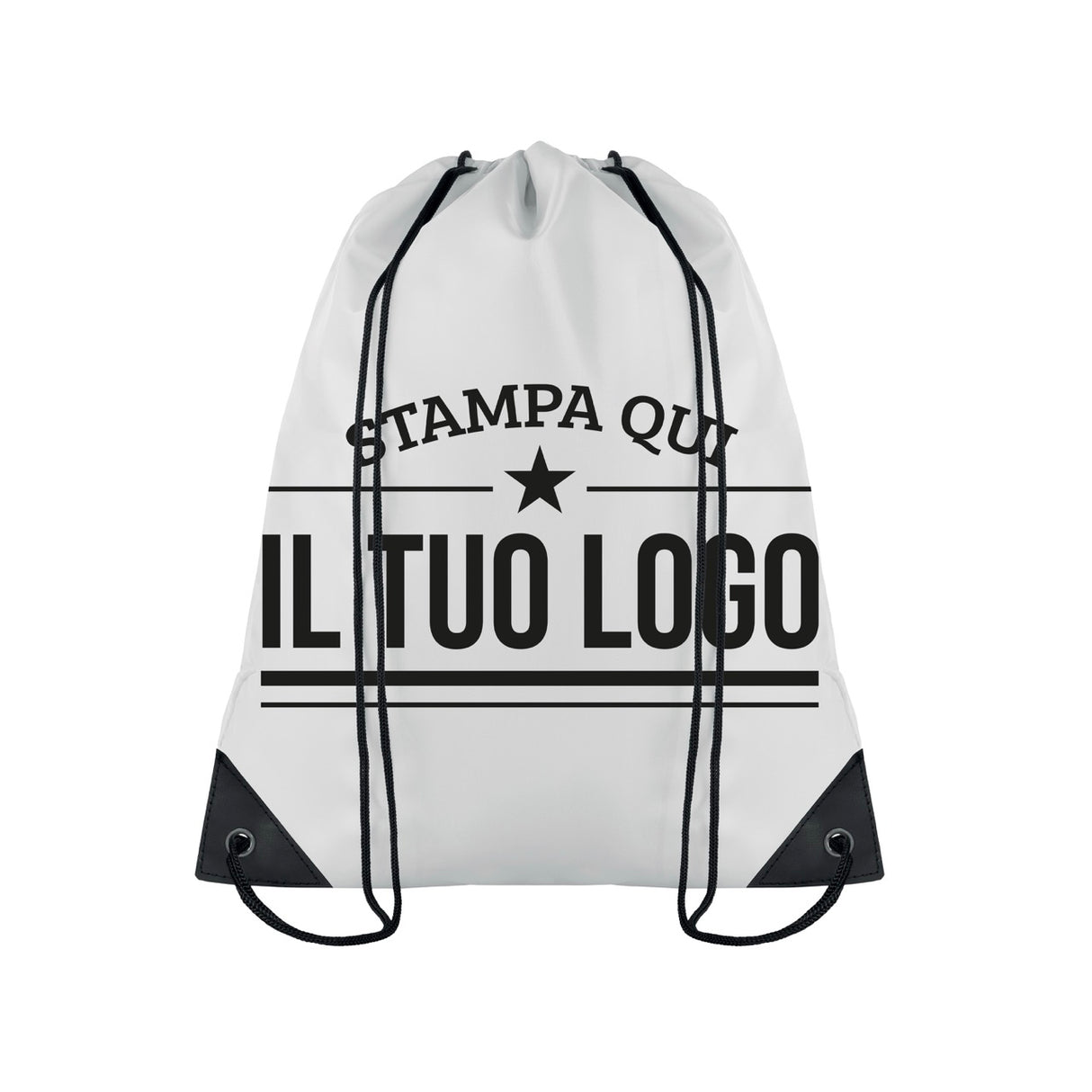 Sacca Zaino Personalizzabile, Poliestere 190 t