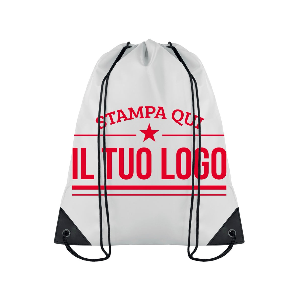 Sacca Zaino Personalizzabile, Poliestere 190 t