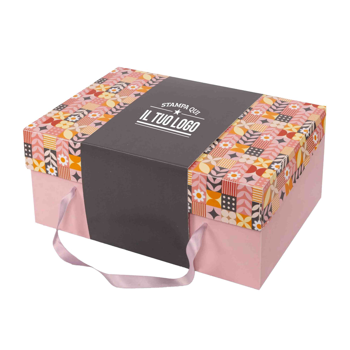 Scatola Scrigno colomba Maioliche con Fascia Personalizzabile