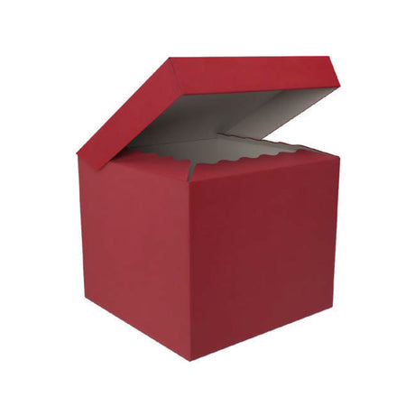Scatola Quadrata Bauletto Rosso