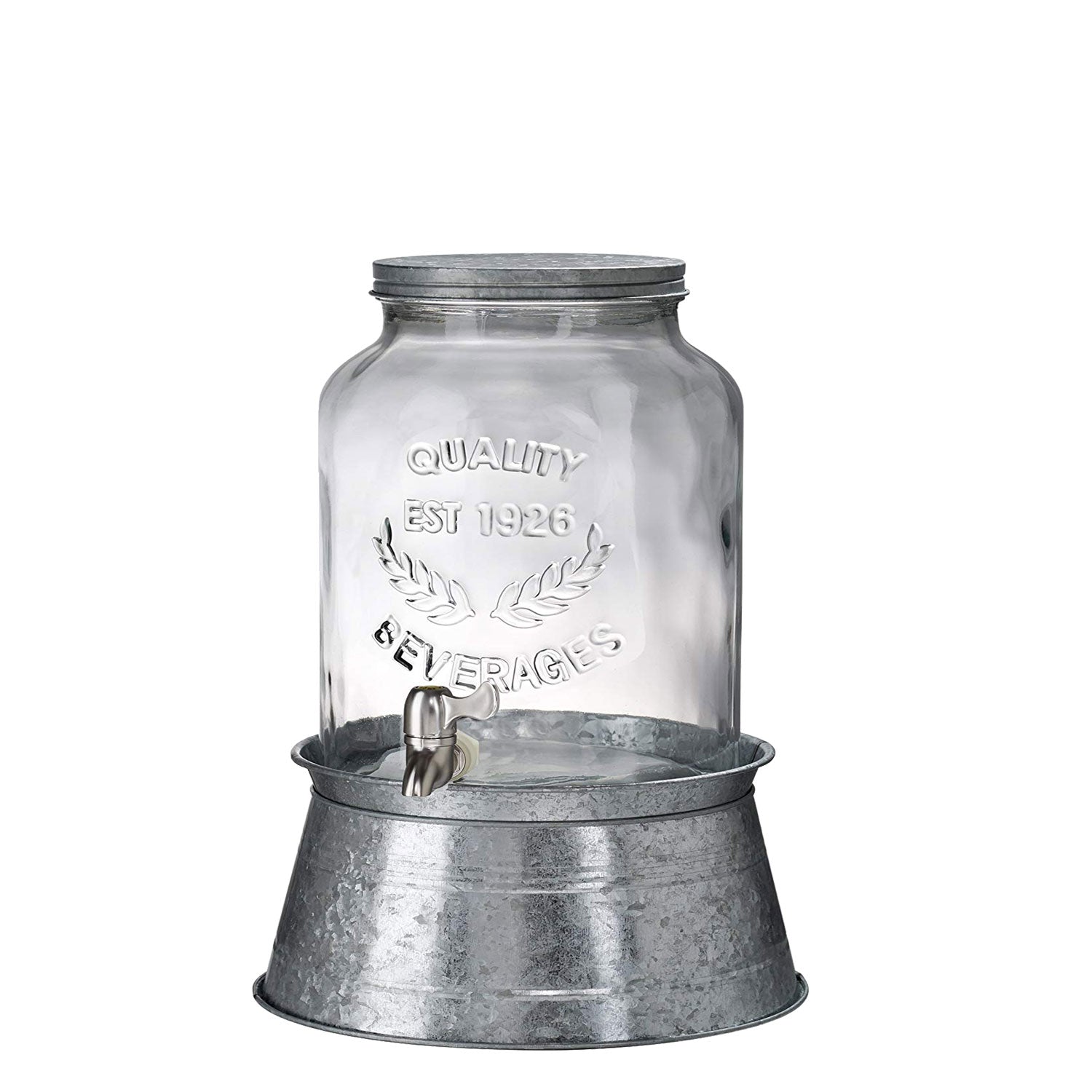 Beccucci Ricambio Per Dispenser Bevande - 4 Pezzi Argento, Stile A Pressione, Plastica Senza BPA - Foto 2