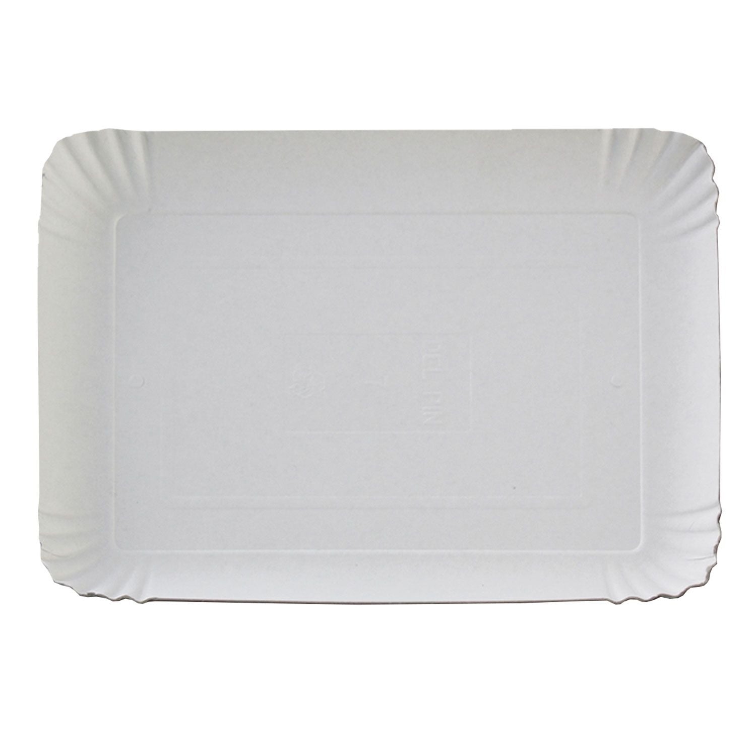 Isap Vassoio Rettangolare In Polipropilene (PP) – 16g – 25 Pezzi – Bianco – 265x162x23 Mm – Monouso O Riutilizzabile