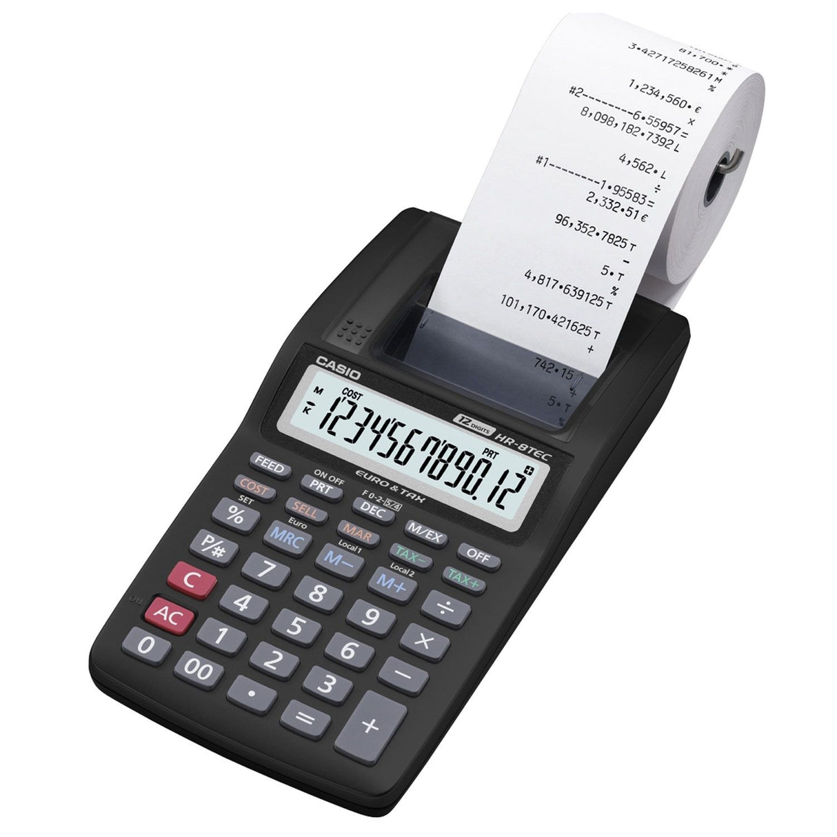Calcolatrice Casio Stampante 12 cifre