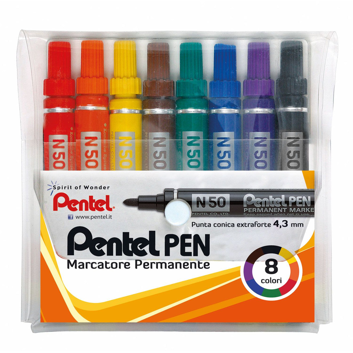 Marcatore Permanente Pentel Mix