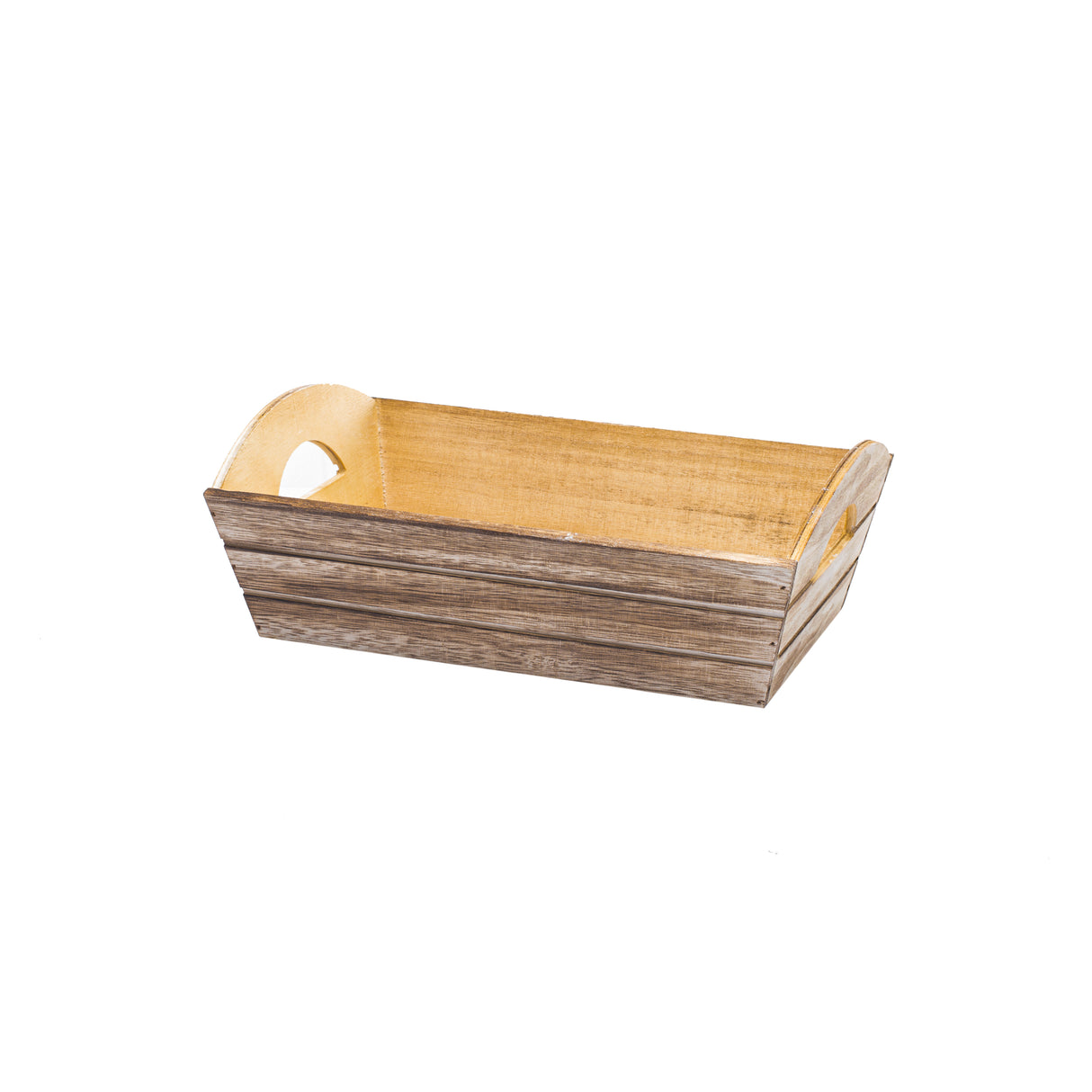 Cesto Vassoio in Legno di Acacia Naturale