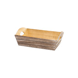 Cesto Vassoio in Legno di Acacia Naturale