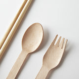 Cucchiaino in legno biodegradabile