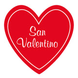 Etichetta Adesiva Cuore San Valentino