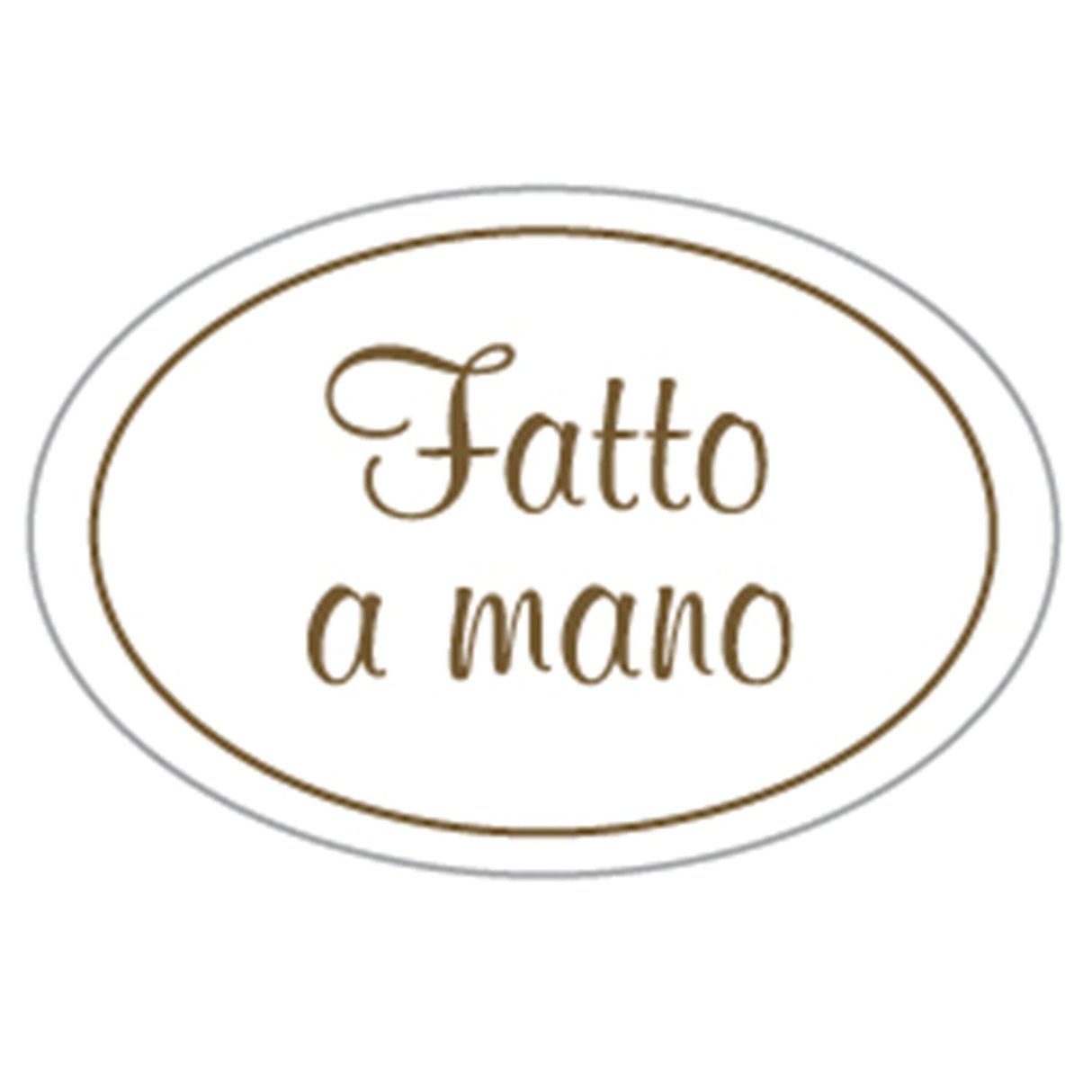 Etichetta Adesiva Fatto a Mano